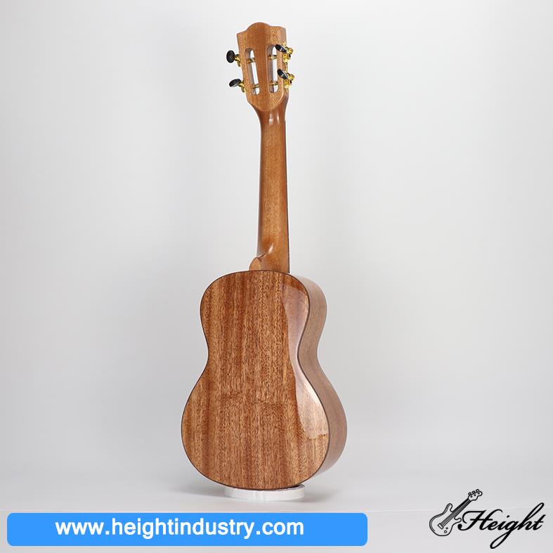 HC16 gloss solid mahogany ukulele 6