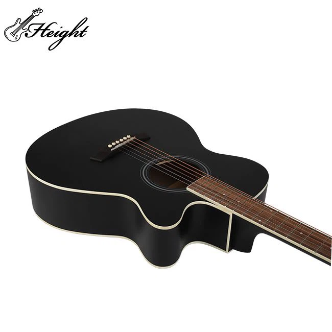 black color guitar