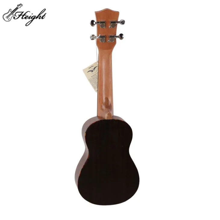 spruce solid top and rosewood ukulele 2-2