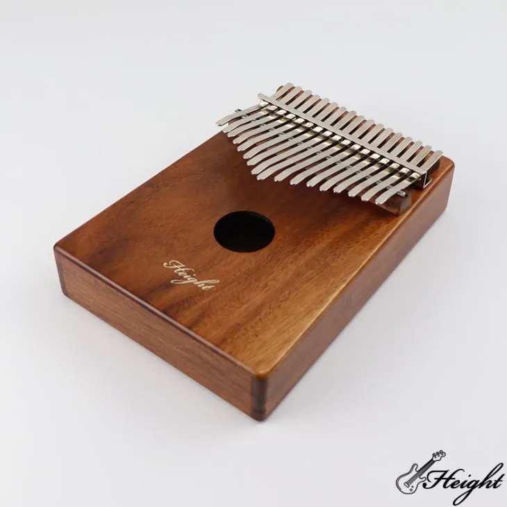 17 lyklar Kalimba með solid KOA líkamshljóðfæri