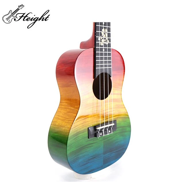 High Gloss Rainbow Concert Ukulele