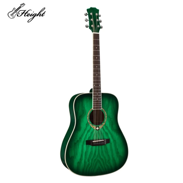 Green Ash Wood Good Cheap Acoustic Guitar