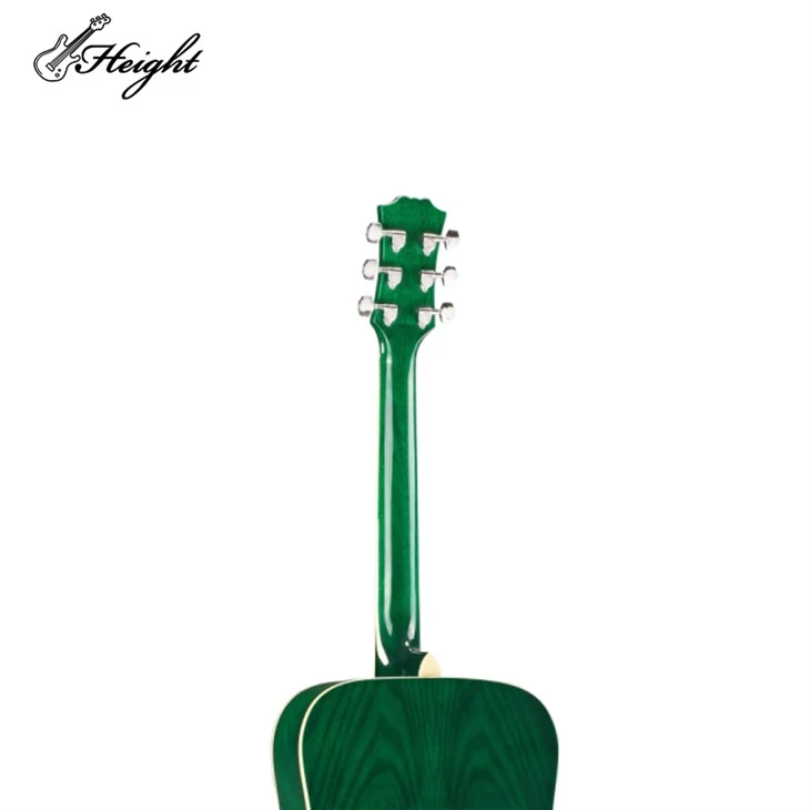 Green Ash Wood Good Cheap Acoustic Guitar