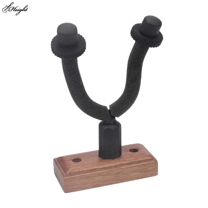 Wooden Guitar Wall Hanger Hook Holder